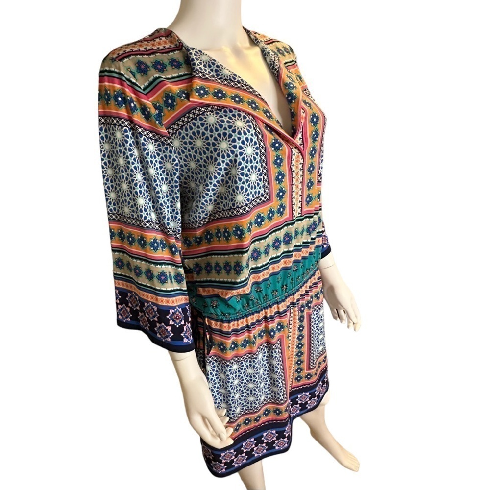 Laundry by Shelli Segal Multicolor Dress Size Large - Picture 4 of 5